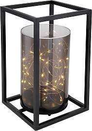 Solarleuchte Grau/Schwarz max. 0,06 Watt