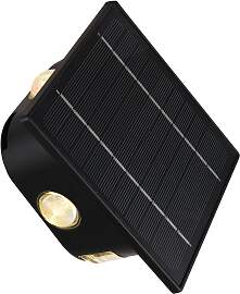 Solarleuchte Klar/Schwarz max. 0,5 Watt