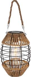 Solarleuchte Naturfarben/Schwarz max. 2 W