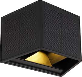Solarleuchte Schwarz/Klar max. 6 Watt
