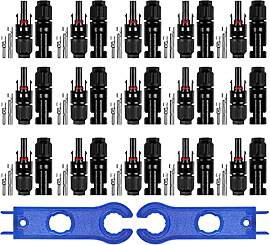 Solarpanel Stecker, 15 Paar Solarstecker, Stecker