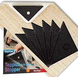 SOLAVIVA Teppichstopper Anti-Rutsch Pads für