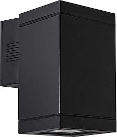 Solid Wandleuchte Schwarz