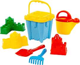 Solini Sandspielzeug-Set Burg 8-tlg.