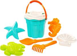 Solini Sandspielzeug-Set Eimergarnitur Safari