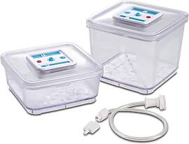 Solis Vakuumierbehälter Set, 2x Vakuumdose: 1000