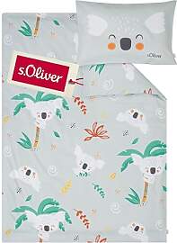 s.Oliver Kinderbettwäsche Koala 100 x 135 cm -