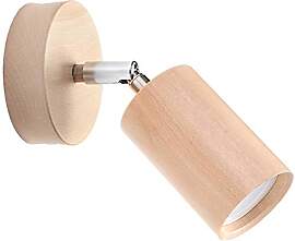 Sollux Lighting Wandleuchte Innen Wandlampe Holz 1 