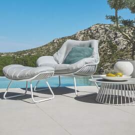 Solpuri Chill Loungesessel XL Aluminium/Acryl