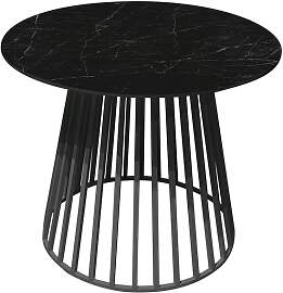 Solpuri Grid Loungetisch Ø45cm Aluminium/Dekton