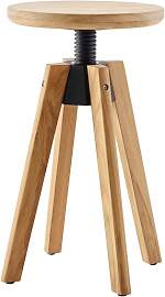 Solpuri Spindle Gartenhocker Teak