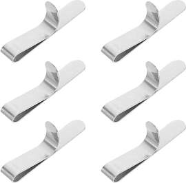 SOLUSTRE Edelstahl Kuchenringclips Verstellbare