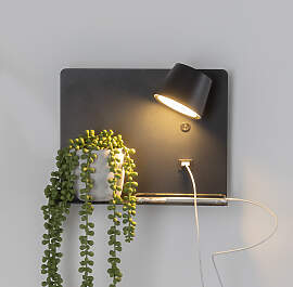 Solution USB Wandlampe