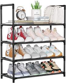 SOLVIEW Schuhregal Metall mit 4
