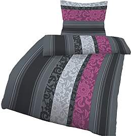 Soma Biber Bettwäsche 2tlg.155x220 80x80