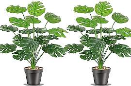 SOMYTING Künstliche Splitphilo-Pflanze im Topf