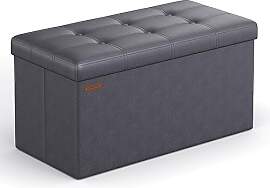 SONGMICS 76 cm Sitzbank mit Stauraum, Sitztruhe,