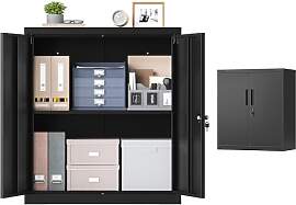 SONGMICS Aktenschrank, Metallschrank,