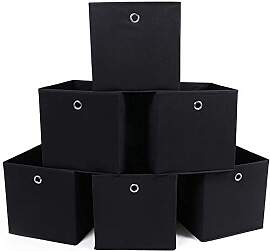 SONGMICS Aufbewahrungsbox, 6 Stück, Faltbox,