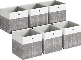 SONGMICS Aufbewahrungsbox, 6er Set,