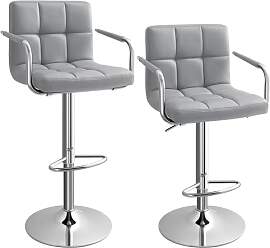 SONGMICS Barhocker, 2er Set, Barstuhl