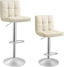 SONGMICS Barhocker 2er Set, höhenverstellbare