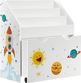 SONGMICS Bücherregal Kinder, Kinderregal,