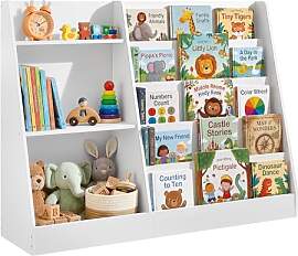 SONGMICS Bücherregal Kinder, Spielzeugregal,