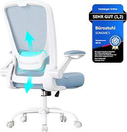 SONGMICS Bürostuhl ergonomisch, Drehstuhl mit