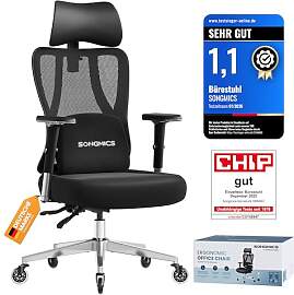 SONGMICS Bürostuhl ergonomisch,
