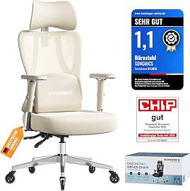 SONGMICS Bürostuhl ergonomisch,