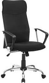 SONGMICS Bürostuhl, OBN034B01 Stoff schwarz,