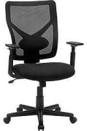 SONGMICS Bürostuhl, OBN36BK Stoff schwarz,