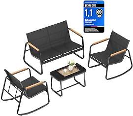 SONGMICS Gartenmöbel-Set, Balkonmöbel, 2