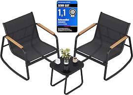 SONGMICS Gartenmöbel-Set, Balkonmöbel, 2