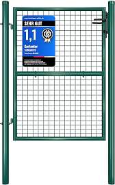 SONGMICS Gartentor, Gartentür, verzinkter Stahl,