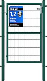 SONGMICS Gartentor, Gartentür, verzinkter Stahl,