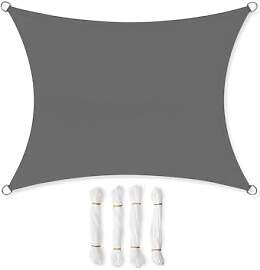 SONGMICS GSH34GYV1 Sonnensegel 3x4m Wasserdicht