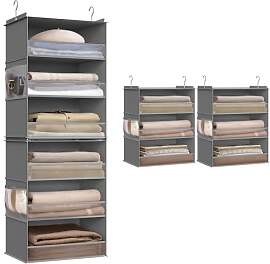 SONGMICS Hängeorganizer, Schrank-Organizer,
