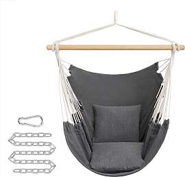 SONGMICS Hängesessel, Hängeschaukel, Hängestuhl 