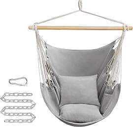 SONGMICS Hängesessel, Hängeschaukel, Hängestuhl 