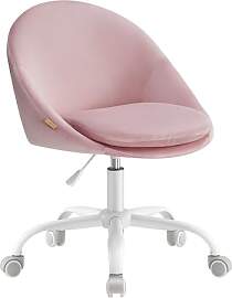 SONGMICS Homeoffice Stuhl, Schminkstuhl aus Samt,