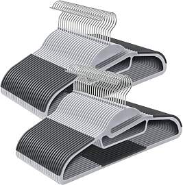 SONGMICS Kleiderbügel Kunststoff, 50er Set,