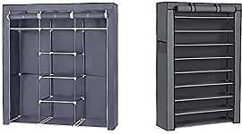 SONGMICS Kleiderschrank, Faltschrank,