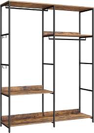 SONGMICS Kleiderschrank offen, Kleiderständer,