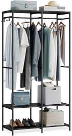 SONGMICS Kleiderschrank offen, Kleiderständer,