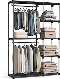 SONGMICS Kleiderschrank offen, Kleiderständer,
