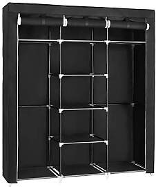 SONGMICS Kleiderschrank, Stoffschrank, faltbare