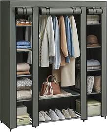 SONGMICS Kleiderschrank, Stoffschrank, mit