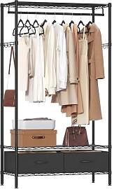 SONGMICS Kleiderständer, offener Kleiderschrank,